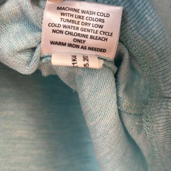 Peter Millar Women’s Lava Wash Hoodie Blue Spruce Space Dye Size XS Heather Hood - Picture 9 of 11